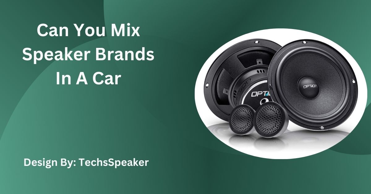 Can You Mix Speaker Brands In A Car