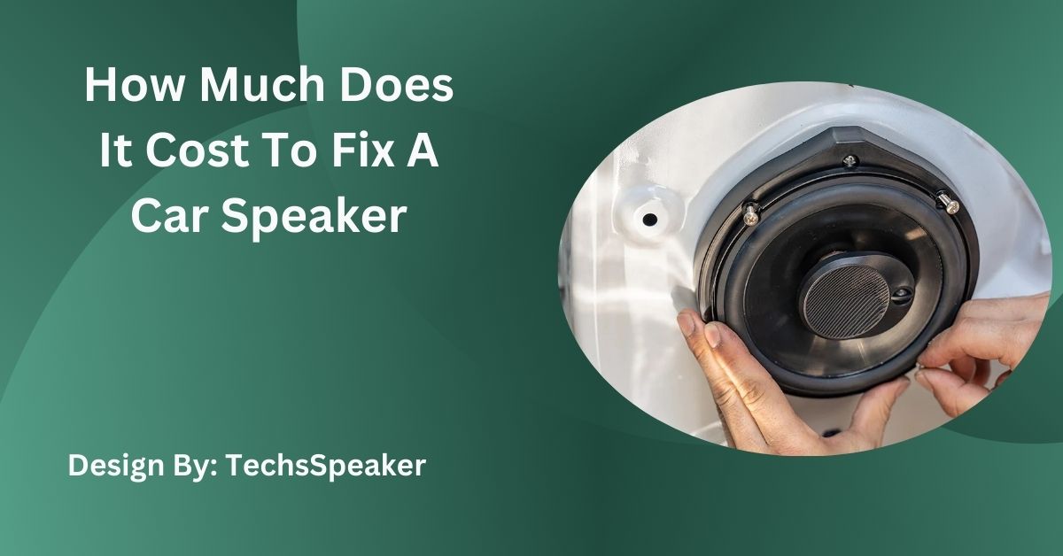 How Much Does It Cost To Fix A Car Speaker – Detailed Guide!