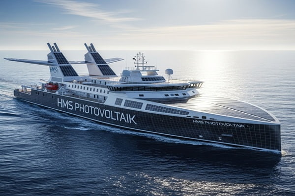 HMS Photovoltaik: The Solar Ship Redefining Sustainable Seafaring