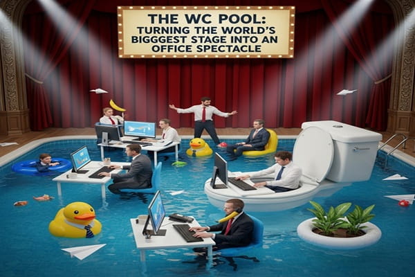 The WC Pool: Turning the World’s Biggest Stage into an Office Spectacle