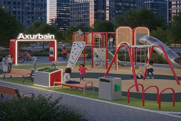 Axurbain: Redefining Urban Furniture and Playgrounds for Modern Cities